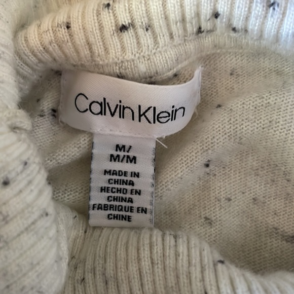 Speckled Cream Cowl Neck Sweater - Picture 4 of 5